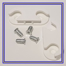 110364 x2, 100347 x4 IKEA HEMNES STALL BISSA Cerniere per armadi in plastica bianco