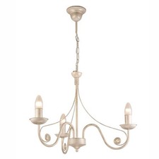Lampadario bianco shabby chic
