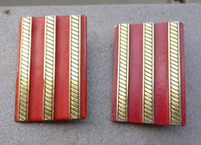 PRIMO MARESCIALLO - ESERCITO ITALIANO - COPPIA GRADI IN METALLO - BOMISA vintage