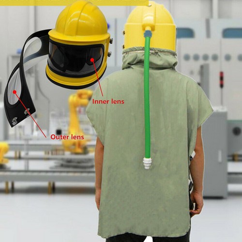 Casco sabbiatura sicurezza - casco, di