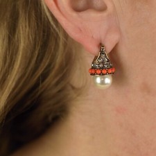 Orecchini Dormeuse Dorato