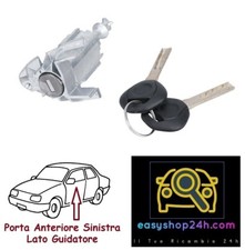CILINDRETTO PORTA SX PER BMW SERIE 3 E46 NOTTOLINO BLOCCHETTO SERRATURA 2 CHIAVE
