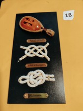 Lotto 4 miniature di nodi