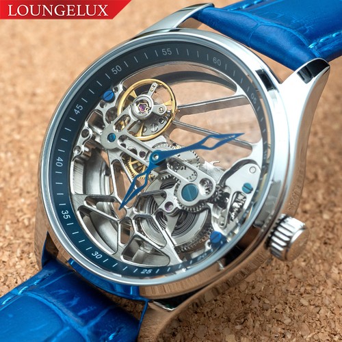 Orologio uomo scheletro ponte - scheletro,