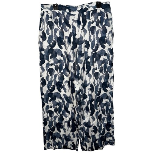 Zara blue and white palazzo - zara,