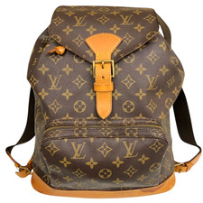 Zaino originale Louis Vuitton Montsouris GM monogramma zaino borsa M51135 MI0926