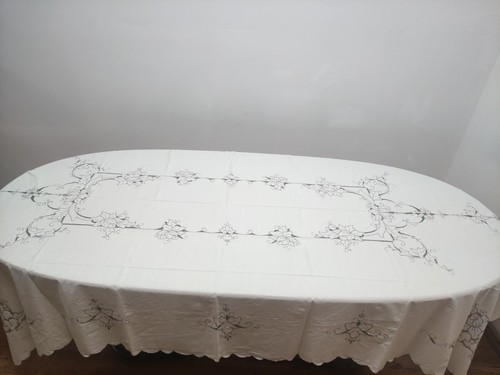 Antica tovaglia rettangolare - antica,