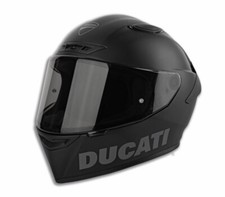 Casco moto Ducati logo nero
