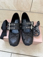 Ballerine Miu Miu con fibbia a