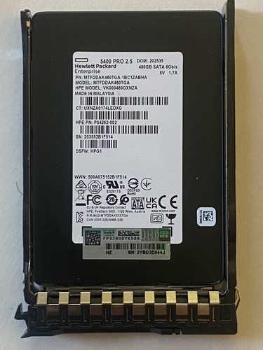 Hpe ssd 480gb sata3 - 480gb,