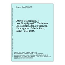Ottavio Giacomazzi. " I