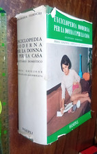 LIBRO: ENCICLOPEDIA MODERNA PER LA DONNA E PER LA CASA. HOEPLI -TEDESCHI-1965