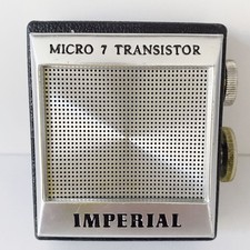 IMPERIAL MICRO 7 TRANSISTOR - Radio TASCABILE Onde Medie (OM) - 1965 Hong Kong
