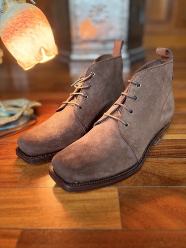 Sendra boots men suede brown - suede,