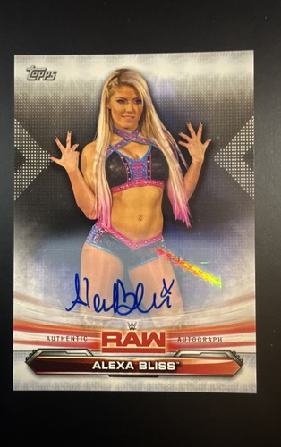 2019 topps wwe raw alexa - wwe,