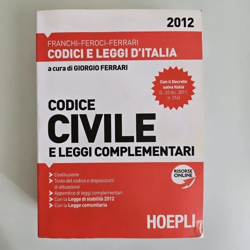 Codice civile 2012 - codice,