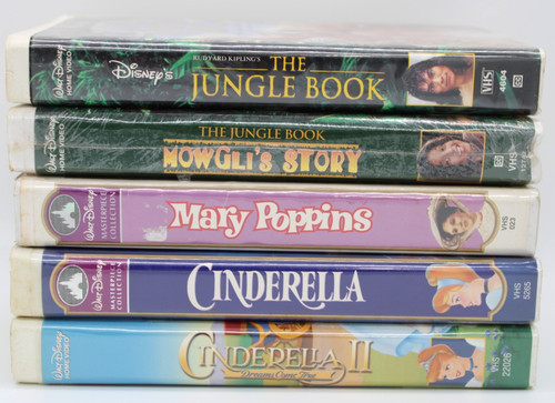 Lot classic disney vhs - of,