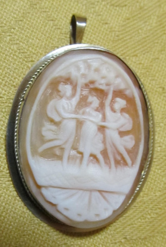 Cameo conchiglia antico - conchiglia,