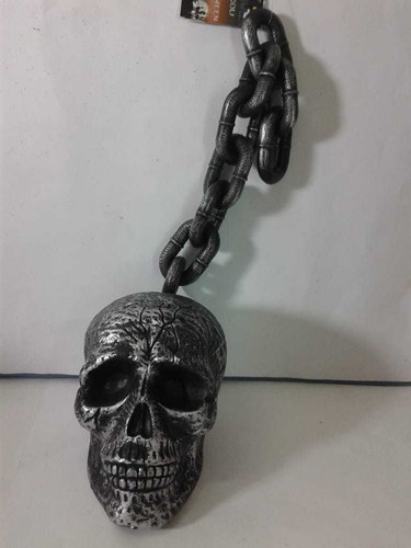 Halloween teschio con catena - halloween,