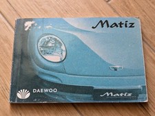 DAEWOO MATIZ 2000 MANUALE