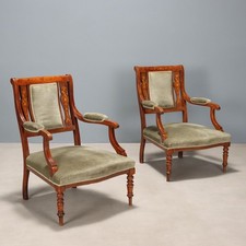 Poltrone Antiche Mogano