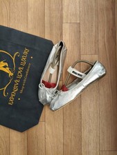  MIU MIU BALLERINA ARGENTO