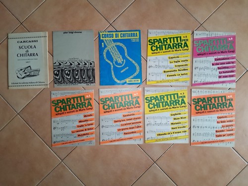 Blocco spartiti e - spartiti, corsi