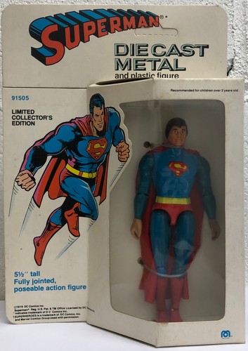 Mego diecast metal superman - diecast,