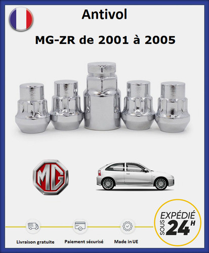 Ecrous antivol roues zr - ecrous,