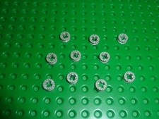 10 X LEGO Light Gray Technic