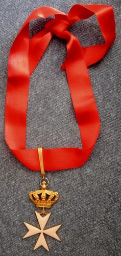 Croce con collare nastro di - nastro,