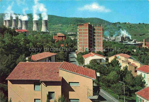Larderello pomarance veduta - larderello,