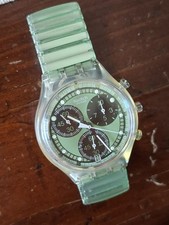 orologio swatch chrono Verde