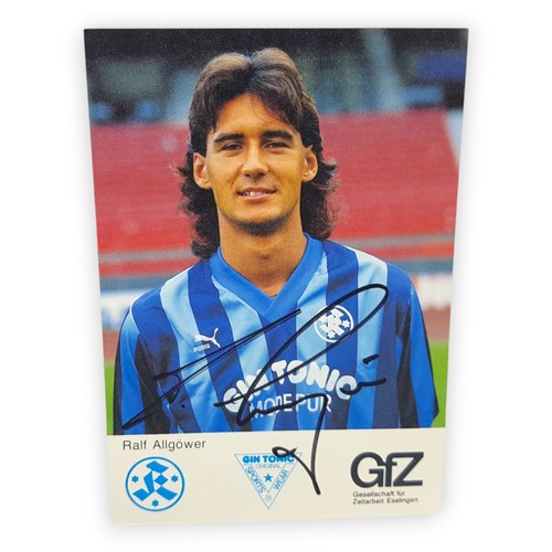 Cartolina autografata ralf - cartolina,