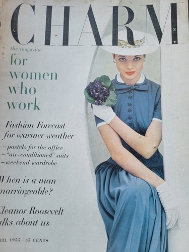 1955 charm fashion magazine - charm,
