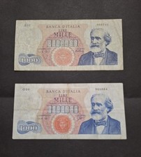 Lotto Di 2  Banconote Da Lire