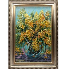 Dipinto olio originale fiori