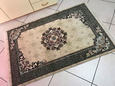 TAPPETO ARREDO SALOTTO CAMERA CLASSICO ORIENTALE PANNA/VERDE 