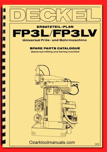 Deckel fp3l fp3lv manuale - fp3l-fp3lv,