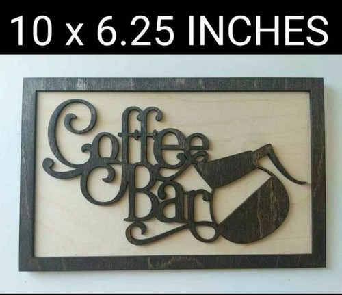 Insegna legno 10x6 caffè - insegna,