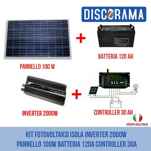 Kit fotovoltaico isola - kit,