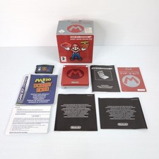 Game Boy Advance SP Mario Limited Edition Pak COMPLETO Raro Ottime Condizioni