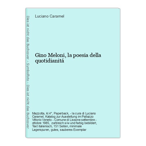 Gino meloni poesia - poesia, della