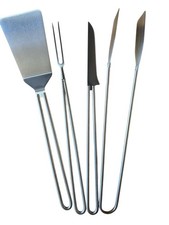Set 4 Pezzi Utensili Barbecue
