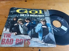 7"  ITALY 1966 The Bad Boys  – Gol  -- RARE 	Beat, Garage Rock