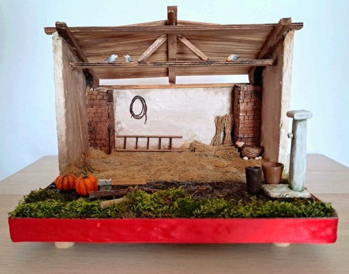Presepe artigianale napoletano - presepe,