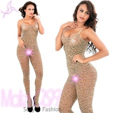 Bodystocking Leopardato