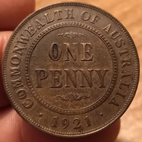 Moneta penny 1921 australia - 1,