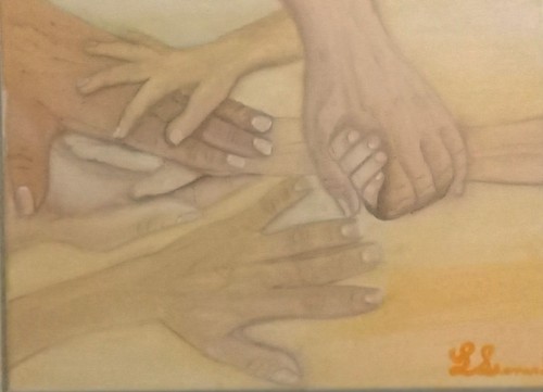Quadro dipinto olio tela - su,