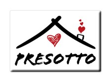 Presotto Calamita Magnete da Frigo Cognome Idea Regalo Scherzo